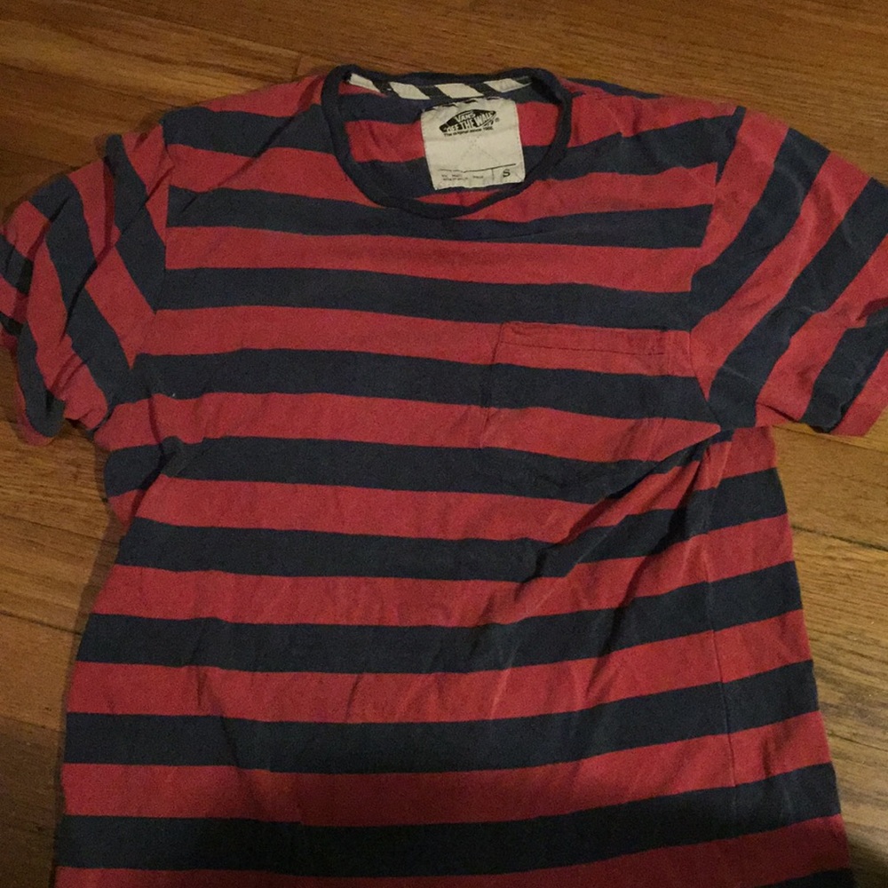Vans striped pocket tee
